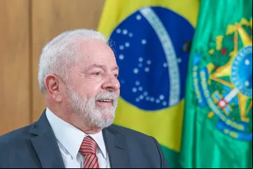 O presidente do Brasil, Luiz Inácio Lula da Silva.