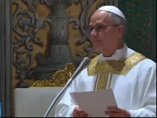 Papa Leão XIV faz sua primeira homilia como papa em missa celebrada hoje (9) na Capela Sistina, no Vaticano.