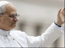 Papa Leão XIV no Vaticano.