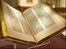 Exemplar da Biblia de Gutenberg - Crédito: NYC Wanderer (CC-BY-SA-2.0)